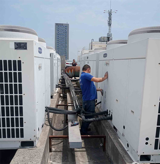 和林格尔中央空调制热和不制冷系统维修方法